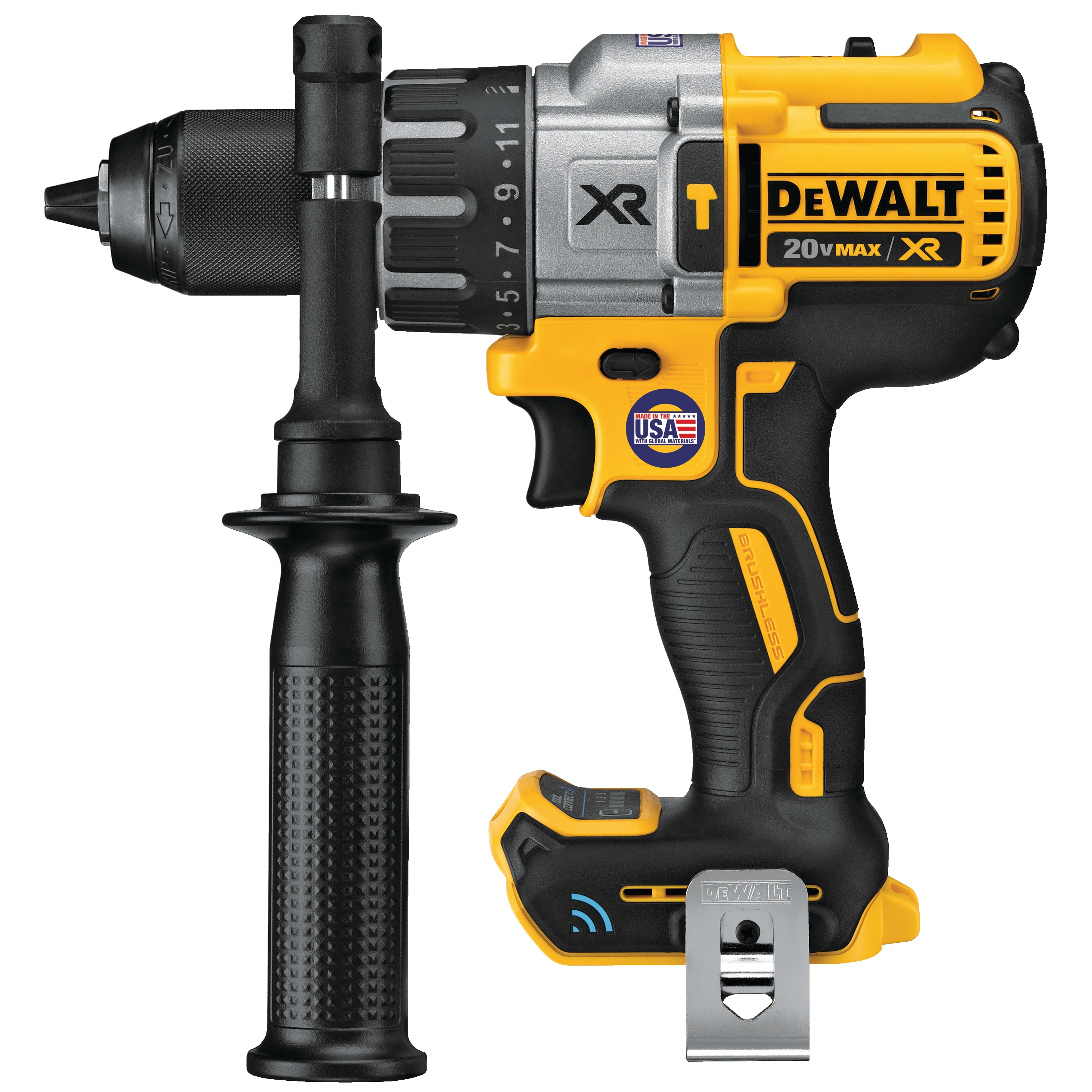 DeWalt 20V MAX* 1/2 in XR® Brushless Cordless Hammer Drill/Driver (Tool Only) - Rotary & Demolition Hammer Drills